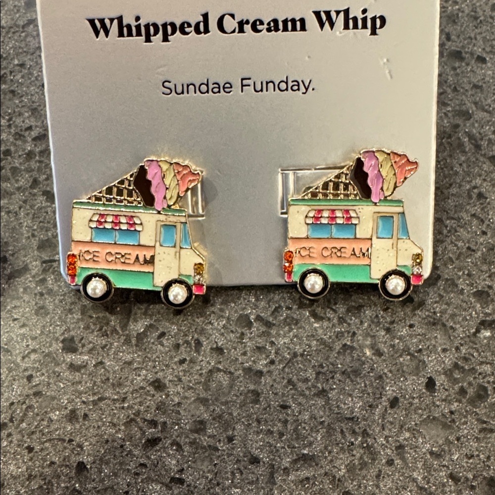 NWT Sugarfix Ice Cream Truck Earrings - Picture 3 of 3